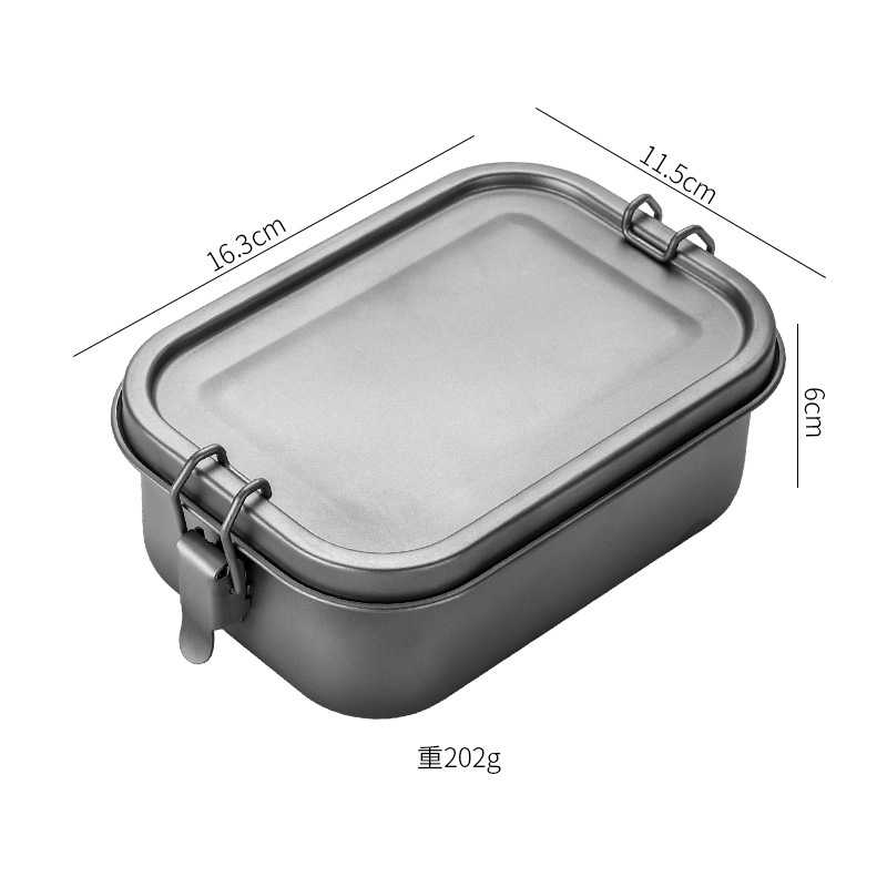 손잡이가 없는 800ml 도시락통