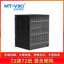 迈拓维矩 高清无缝拼接混合矩阵切换器插卡72进72出 HDMI/DVI/VGA