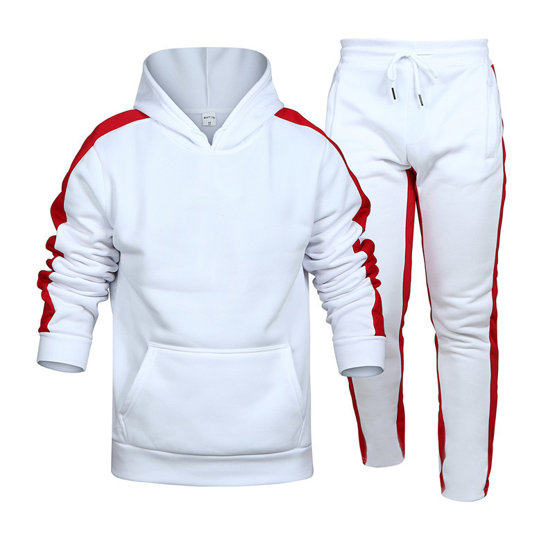 2024 Kleidung Herbst neuer Herrenanzug Modetrend Kapuzenpullover Freizeithosen Set_voghion.com