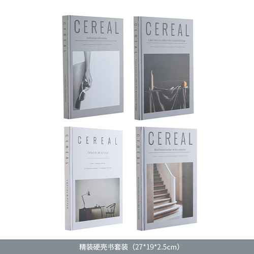 Elegant, Affordable, and Visually Striking Black, White, and Gray Flip-Page Realistic Book Models—Perfect for Sample Room Decorations, Display Pieces, or Prop Books