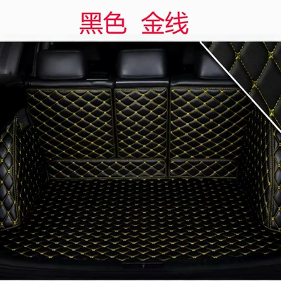 Trunk Mat – Trunk Mat - black-gold-custom-made-for-your-specific-car-model-made-to-order-therefore-returns-are-not-accepted-without-a-valid-reason