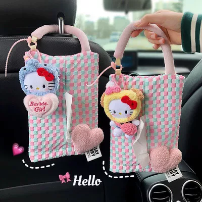 Car tissue box/set: Cat Tissue Box, Car Tissue