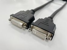 DVI24+5母对母高清线dvi母转母电脑显示器连接线 延长线