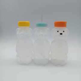 厂家供应230mlLDPE塑料创意小熊瓶 蜂蜜瓶 牛奶瓶