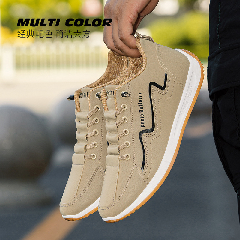 Calzado deportivo transfronterizo de talla grande para hombre, zapatos casuales cómodos y transpirables para hombre, suela suave, zapatos para correr para jóvenes de moda