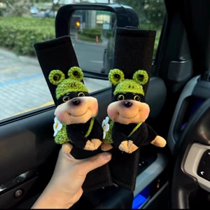 Bee Dog avtomobil təhlükəsizlik kəməri çiyin yastığı, dörd fəsil, universal, dəbli qız