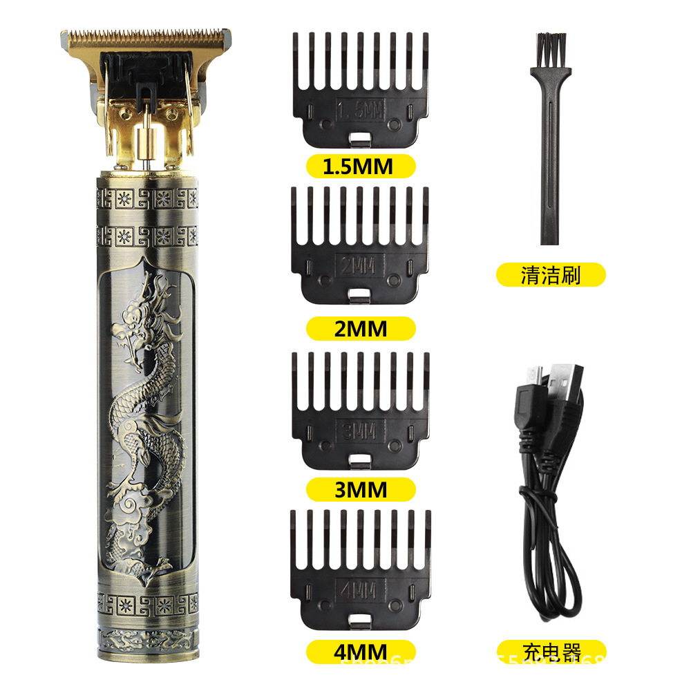 Cross-border new T9 electric carving hair clipper oil head electric razor head shaver head grooming tool wholesale