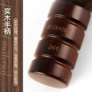 Retro Solid Wood Oversized Broken Hair Brush Barber Professional Hair Sweeping Brush Hairdressing Soft Hair Cleaning Brush Broken Hair Brush