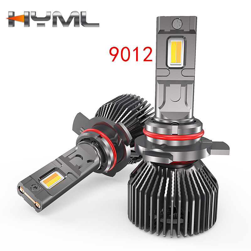Faros LED de automóvil H4, H7 doble tubo de cobre L9 luz inteligente de alta potencia actualización de alta luminosidad 9005