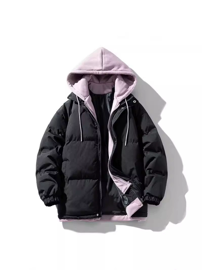 Winter trend set with hood, down jacket, (Cross-border trading), increased thickness, oversize