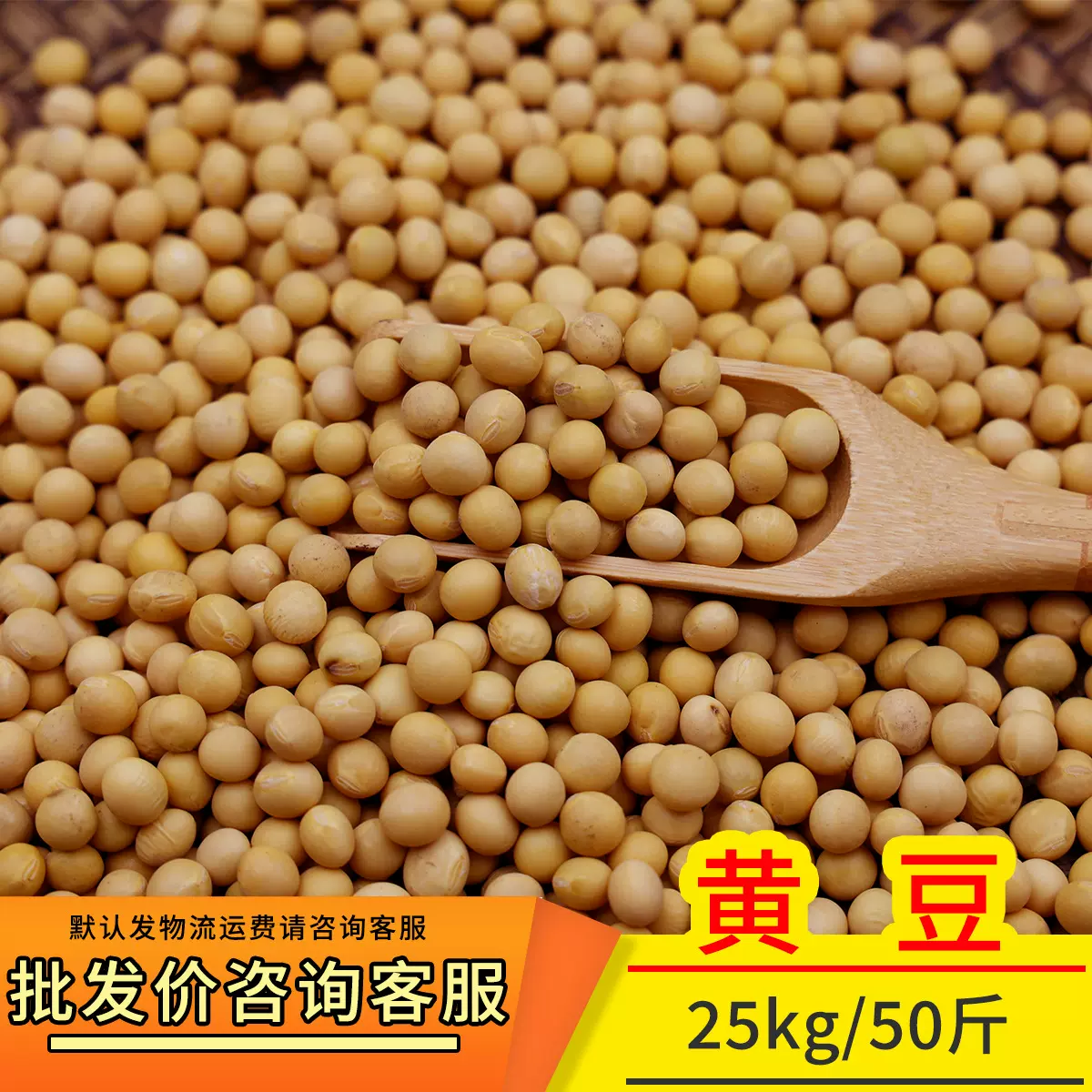 黄豆25kg大豆黄大豆豆制品原料厂家直供代加工豆子非转基因
