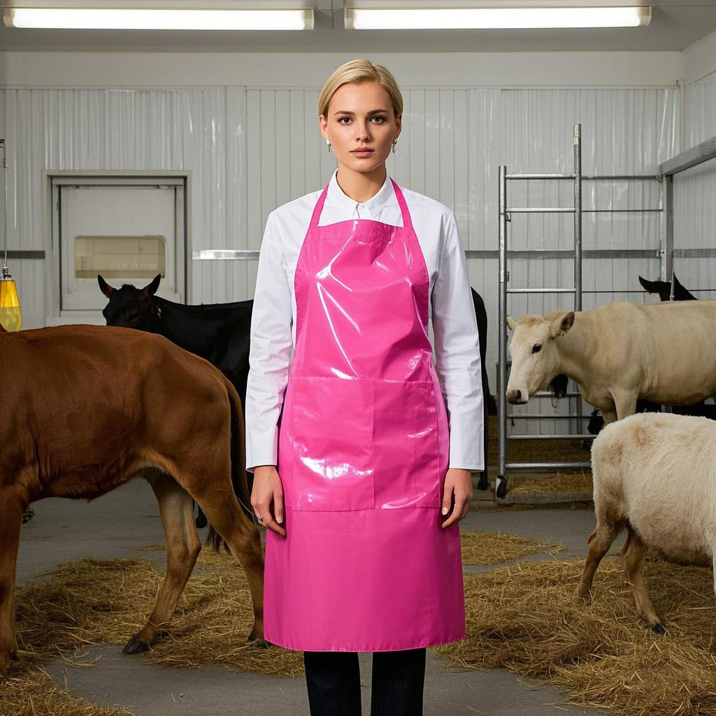 PVC 어깨 앞치마 방수 및 내유성 성인 산 및 알칼리성 식품 도축 수생 매점 방오 가죽 허리 도매