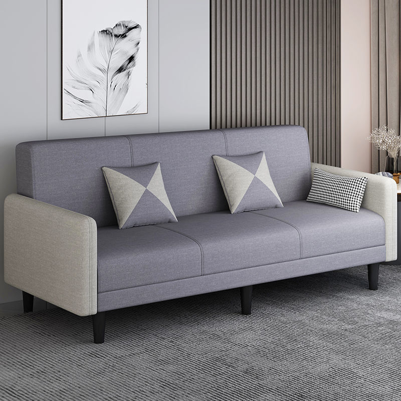Off-white + medium gray (linen) / Double seat - total length including armrests 1.4m : without pillow