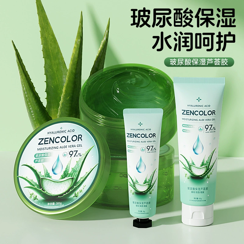 Гель с гиалуроновой кислотой и алоэ вера Zhengcai, увлажняющий крем для лица с курасао алоэ вера, средства по уходу за кожей, водный гель оптом в наличии