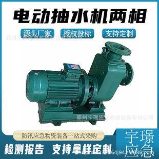 Emergency Rescue Drainage Pump Self-Priming Time 180S/4M Electric Water Pump Suction Stroke 7m Manual Sewage Pump