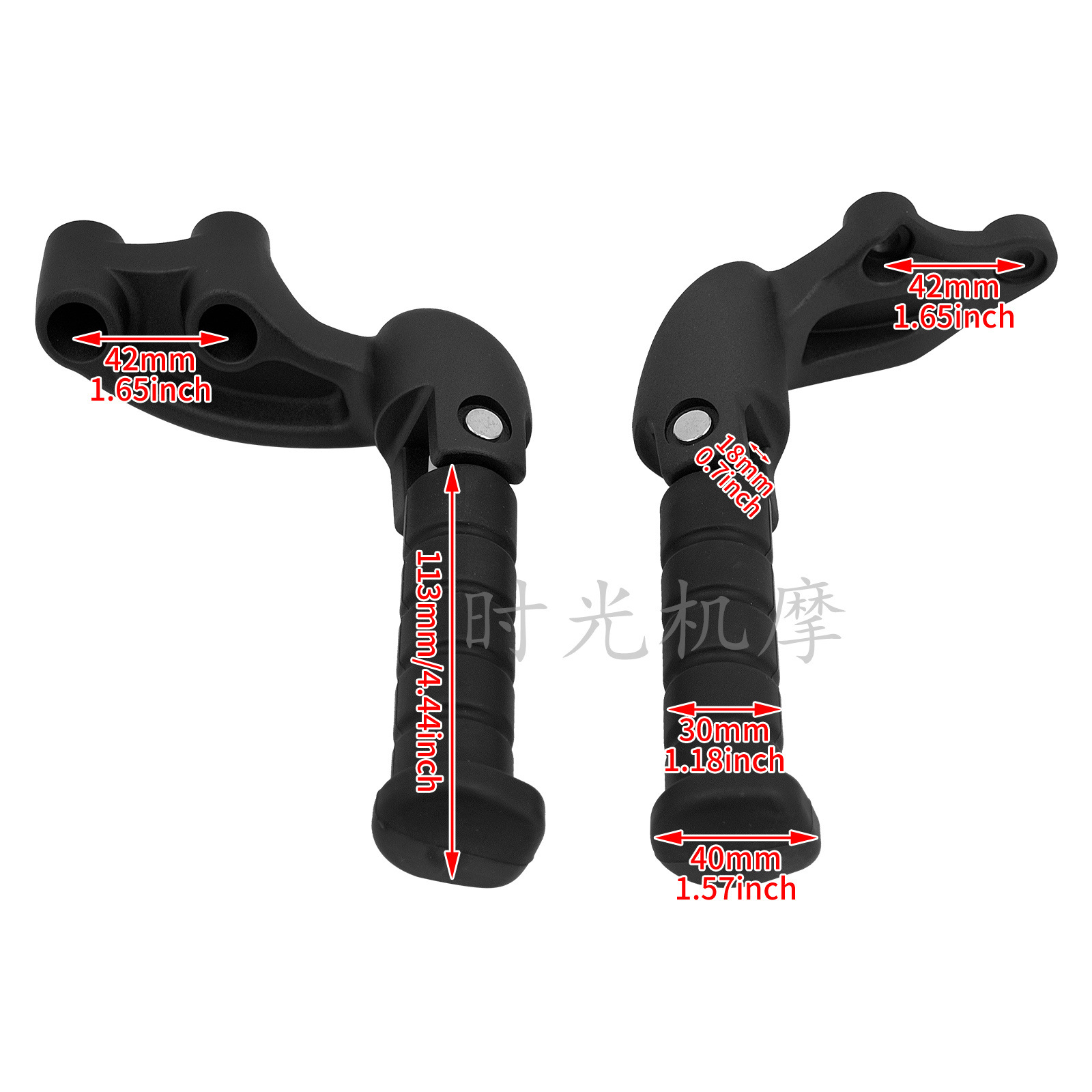 Suitable for Indian Scout Qingcaval bobber Modified Rear Pedal Assembly Passenger Pedal Rest Pedal
