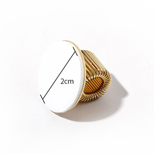 Gold Pen Clip Spring Pen Holder Base Electrophoresis Black Nickel Plated Silver 2cm Paste Glue
