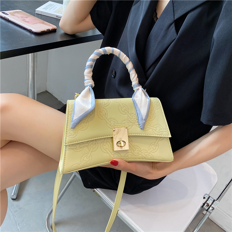 Small bag female 2021 new trendy silk sc...