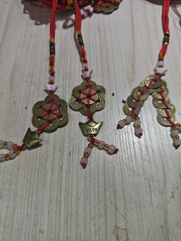 Pendant ingot plum blossom ten emperor money Chinese knot wholesale popular retro style stall scenic spot hot selling pendant