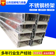 廠家供應304不銹鋼電纜橋架梯式走線槽金屬支架防火定制防火阻燃