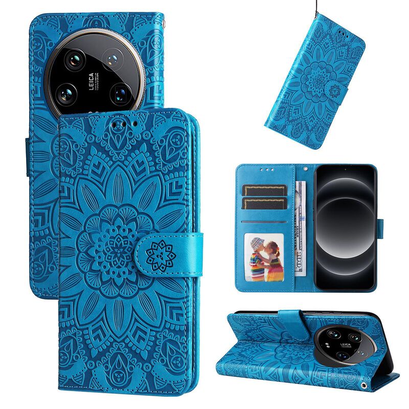 Suitable for millet 14T embossed mobile phone leather case red rice NOTE13 5G card sunflower 14C magnetic protective case Suitable for millet 14T embossed mobile phone leather case red rice NOTE13 5G card sunflower 14C magnetic protective case