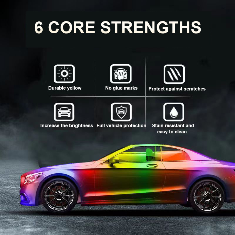 Cross-Border Pet Crystal Tiffany Color-Changing Film Car Paint Protection Film Full Car Color-Changing Protection Car Paint Film