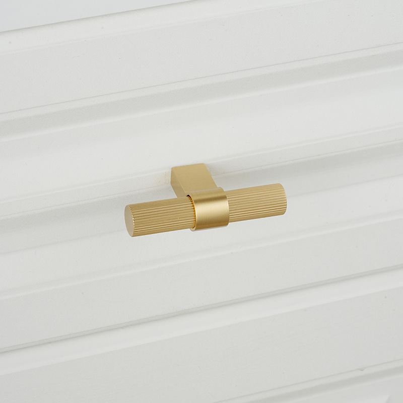Coppersmith's Modern Minimalist Brass Cabinet Door Handle 2