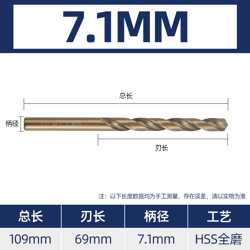 Broca de giro, acero inoxidable, acero de alta dureza, perforado, taladro helicoso que contiene cobalto, brocha de acero