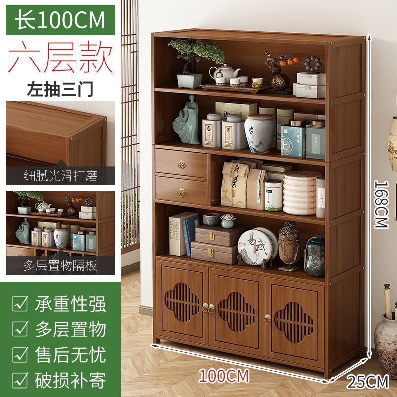 茶キャビネット、家庭用茶室、茶棚、茶棚、茶キャビネット収納ラック、中国茶テーブル、サイドキャビネット、ティーセット収納ラック|undefined