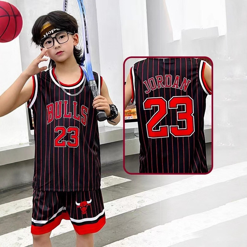 子供用バスケットボール服雄牛レイカーズ8号23号24号ユニフォームセット小学生男女競技訓練|undefined
