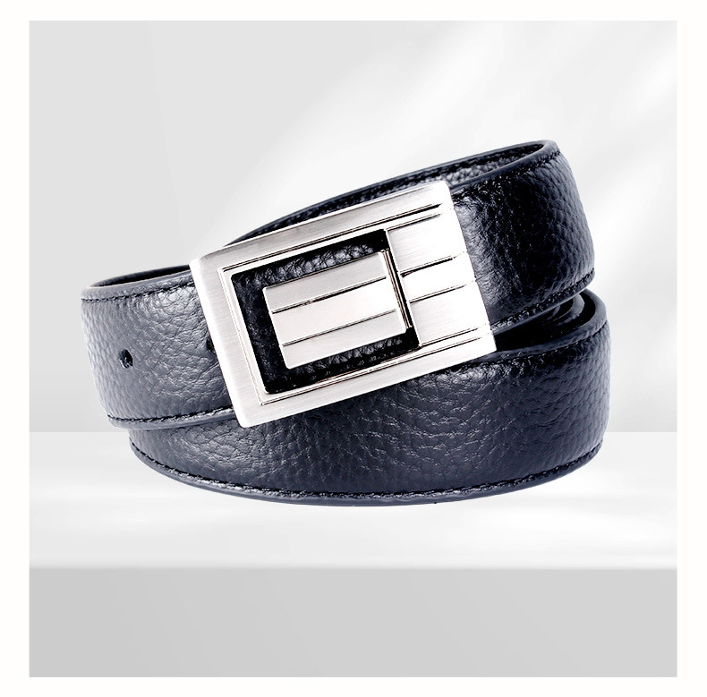 Ledergürtel Für Herren Schmaler Taillengürtel Minimalistisch_voghion.com