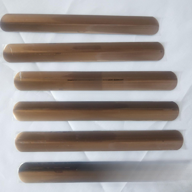 2 층 투명 플라스틱 코팅 강판 플러시 박수 링 강판 19-38CM 길이 11-22 와이어 두꺼운 철판