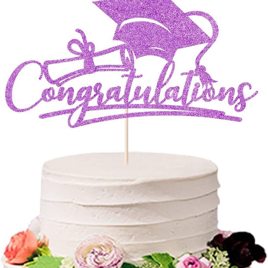 Transfronterizo 2024 nuevos productos temporada de graduación fiesta temática decoración de pasteles inserción de tarjetas felicitaciones decoración de pasteles de graduación