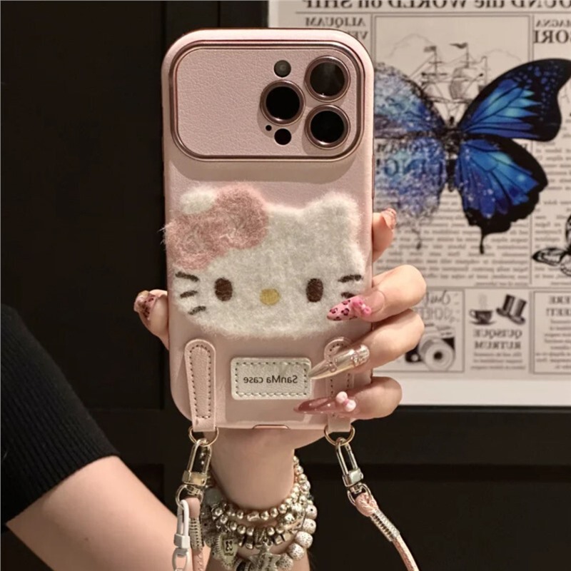 秋冬ぬいぐるみ kt Apple 15ProMax ケース ストラップ iPhone16 落下防止 13 オールインクルーシブ 14 ソフトケース 12 女性|undefined