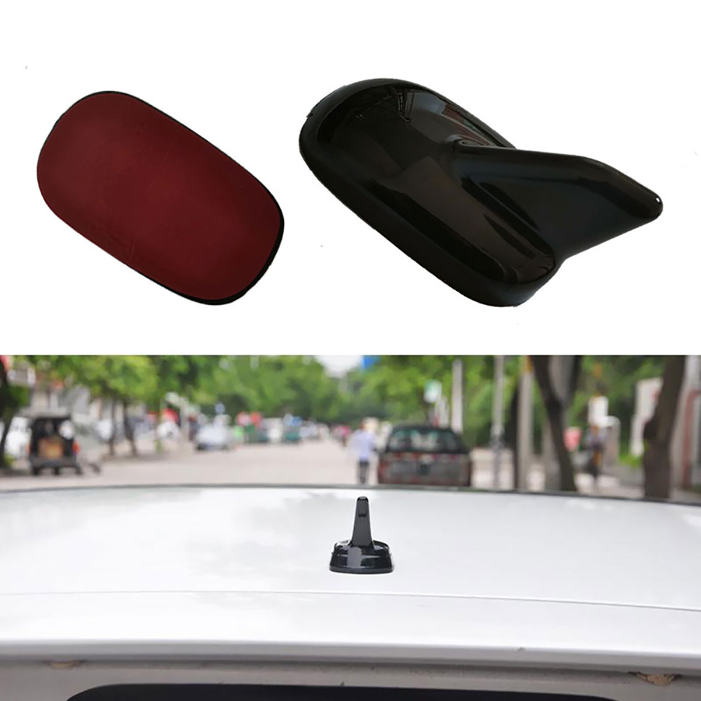 Suitable for Audi Cars and Suvs A3 4 5 6 Q3 5 Q7 Black Decorative Antenna Shark Fin Roof Antenna