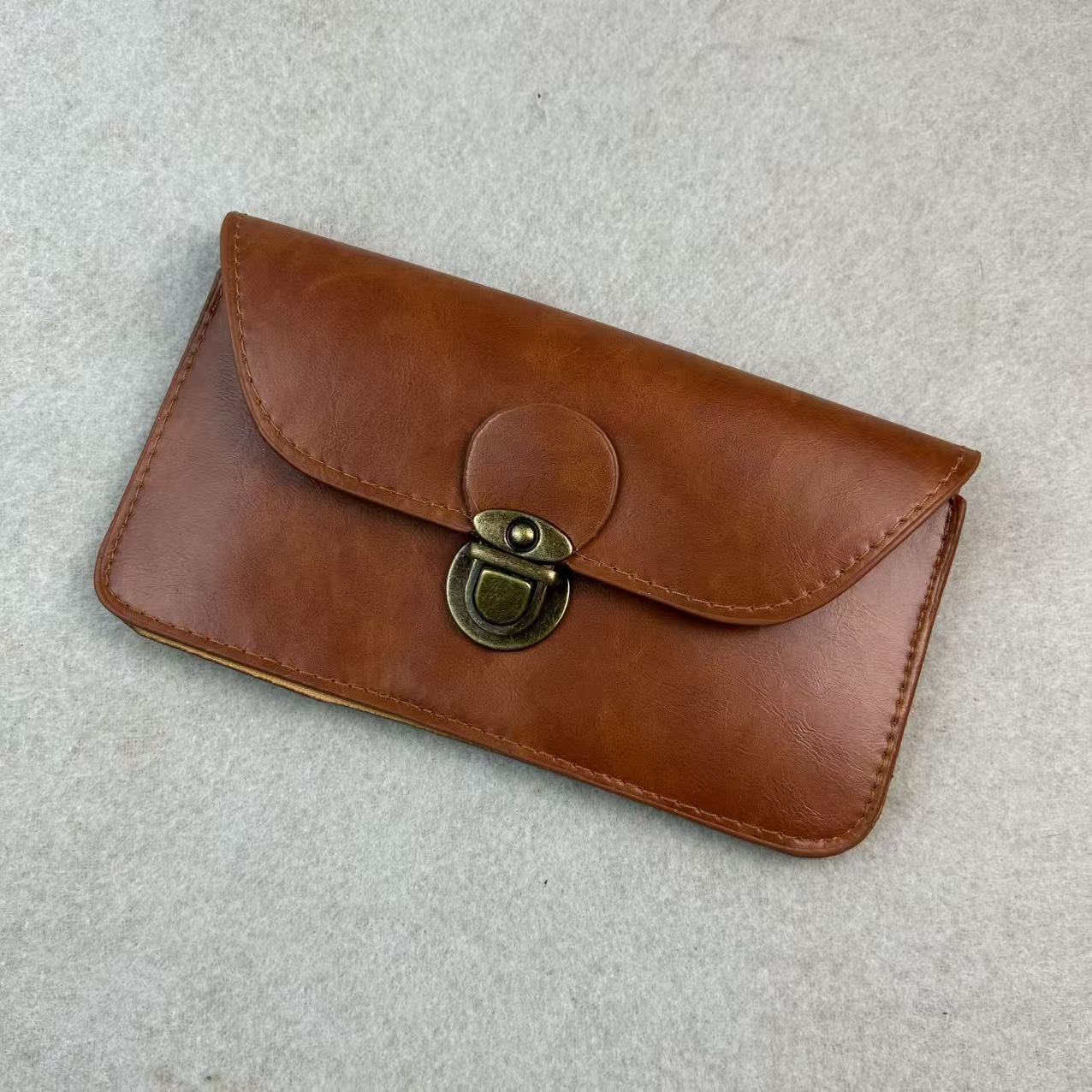 Best-selling Men's Vertical Casual Phone Pouch Belt Bag Slim Mini Multifunctional Sports Crossbody Bag Wholesale