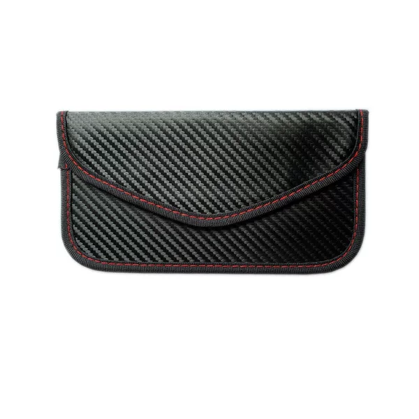Factory Direct Sales of Woven-Patterned Faraday Bags for Cell Phones, Signal-Blocking Bags for Car Keys, Anti-Radiation Cell Phone Bags