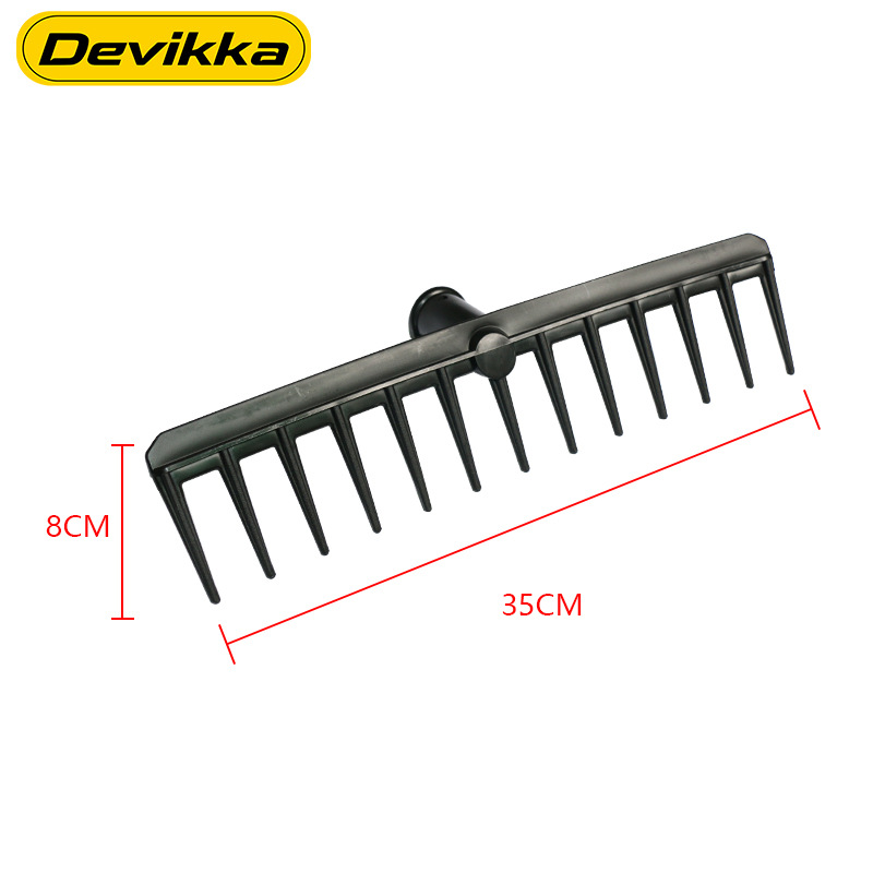 Campo de Golf Rake arena nivelador de pozo de arena de una sola cara de aleación de aluminio de doble cara Rake arena Rake Fairway plástico suministros de golf