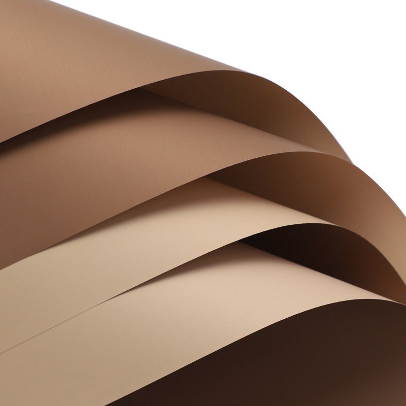 Siete colores cordier de dos colores papel de color sólido papel de oro de papel de oro lipa ramo de flores impermeable papel de envoltura de flores materiales de flores papel de embalaje de flores