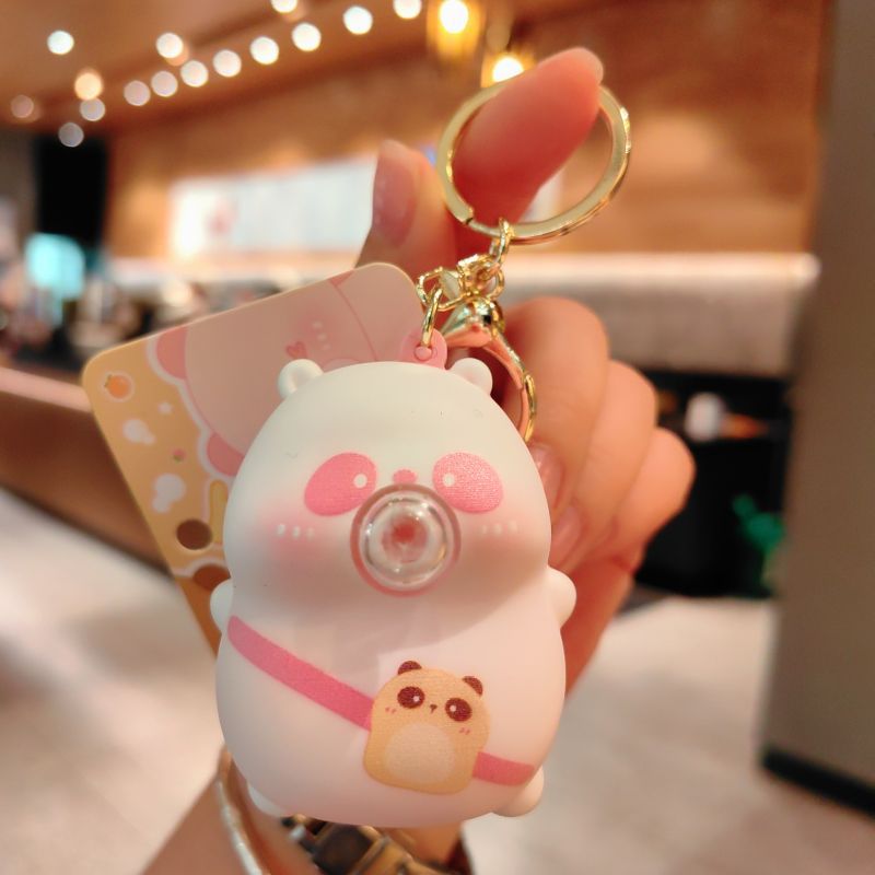 34g Weight Bag Pendant, Keychain Classification 1 Piece Quantity Casual, Holiday Occasion PVC Material Cartoon Character Pattern Unisex Gender Cute Style 1 Piece Cute Cartoon Character PVC Unisex Bag Pendant Keychain 14