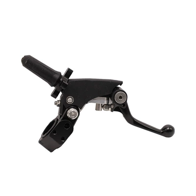 Motorcycle Safety Supplies: handle multi-color optional - short-competitive-360-forged-clutch-black-fcl-090406-j