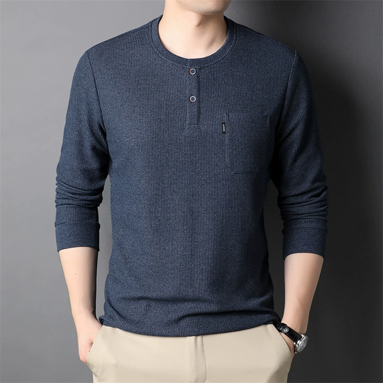 Spring long-sleeve, T-shirt, thin sweatshirt, for middle age