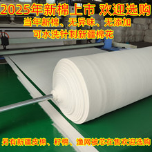 新疆棉花可水洗絮片针刺棉夏凉被服装棉衣棉被填充