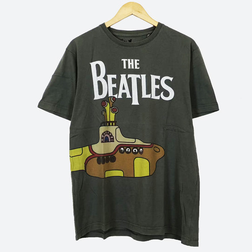 Vintage Rock American Retro Oversize Spray T-Shirt of The Beatles