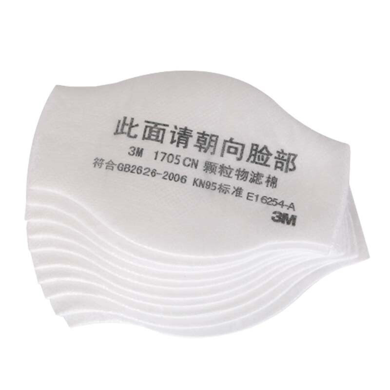 3M suministros de protección industrial Polvo granular 1705CN polvo máscara filtro algodón 1211 máscara filtro algodón