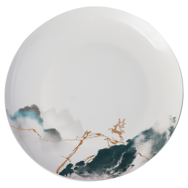 Tableware for hotel, ceramic set, Chinese style, 4 piece set
