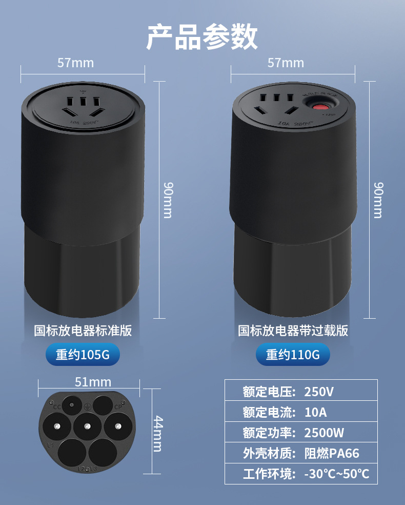 New Energy Electrical Appliance Outdoor Electric Car Byd Ideal Nio Camping Style External Discharge Portable Discharger
