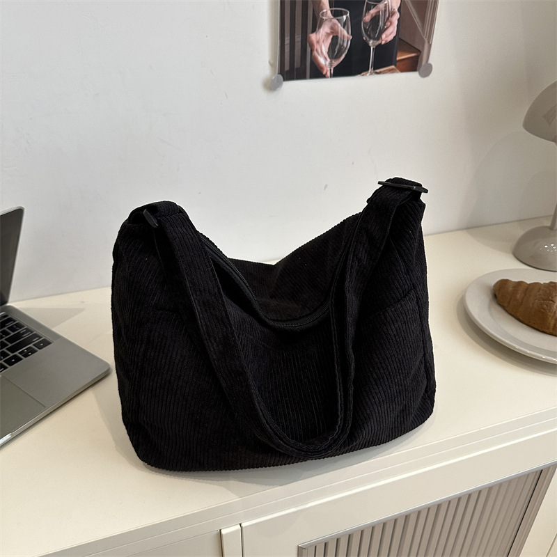 Cross-Border Spring New Retro Lazy Large Capacity Tote Simple Versatile Shoulder Bag Student Japanese Style Backpack_voghion.com