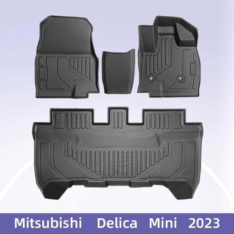 Подходит для Delica Mini 2023 правого руля 3D всепогодный материал TPE коврик багажник коврик