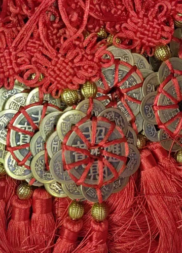 Pure brass plum blossom ten emperors money five emperors money car car pendant in and out safe pure copper car pendant gift